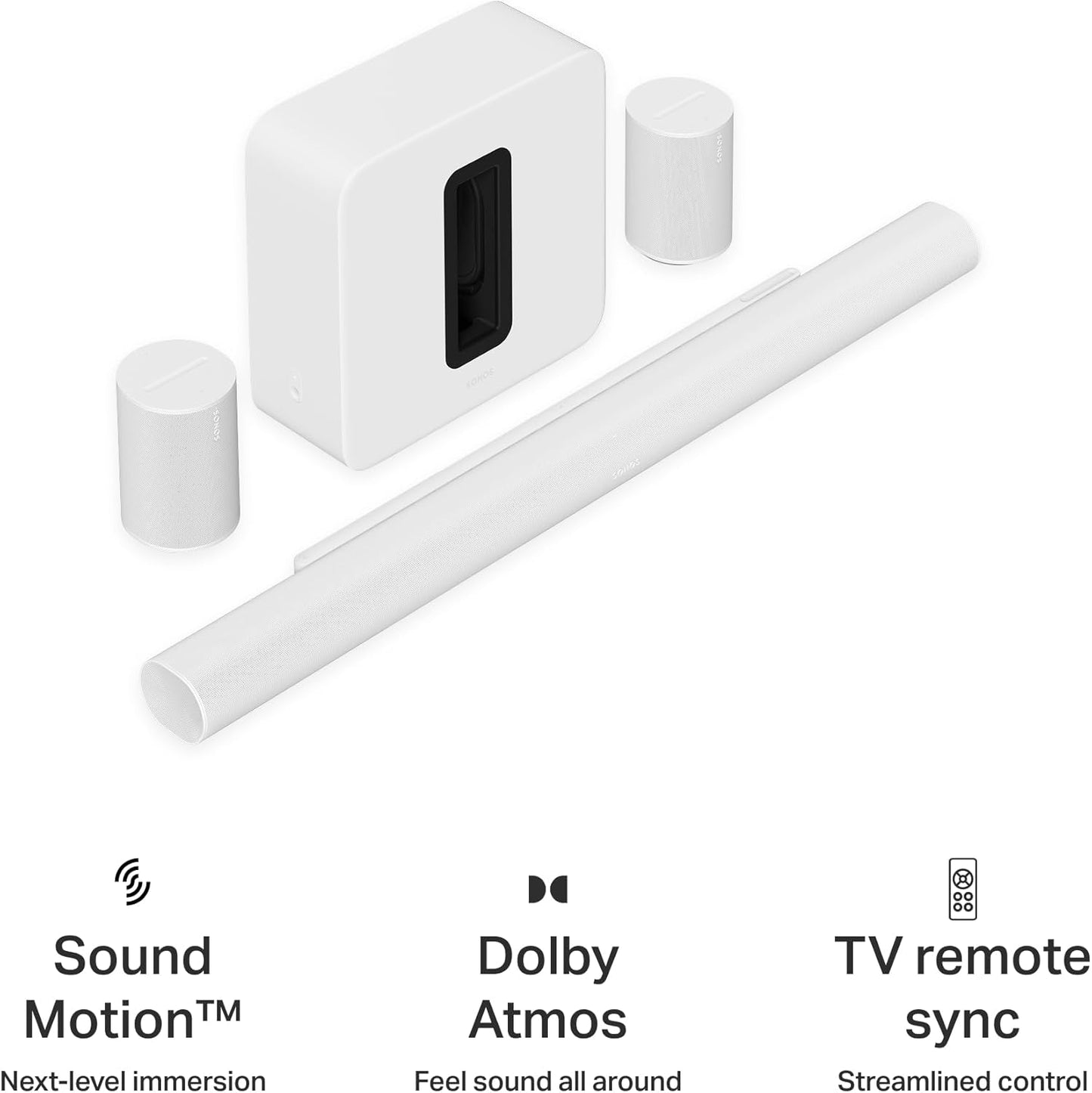 Sonos Arc Ultra CN +Sonos Era 100+Sonos SUB G4 - Gordon's Audiovisual